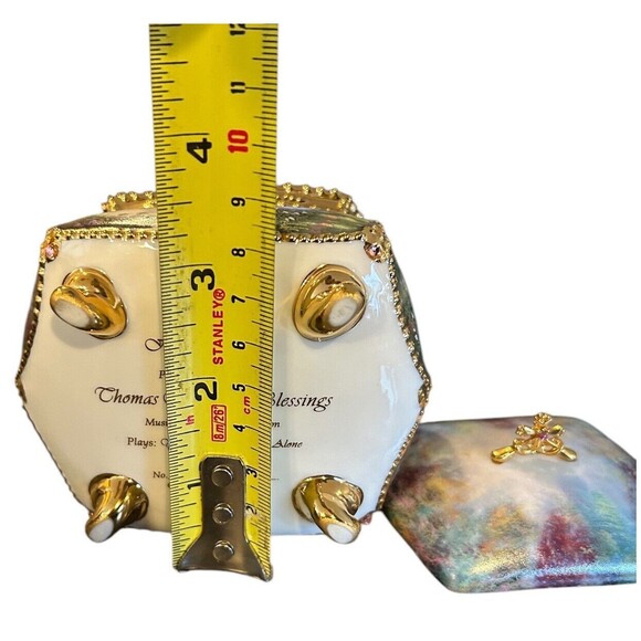 Thomas Kinkade Blessings "Have Faith'  Musical Prayer Box  Numbered‎ - Picture 11 of 12